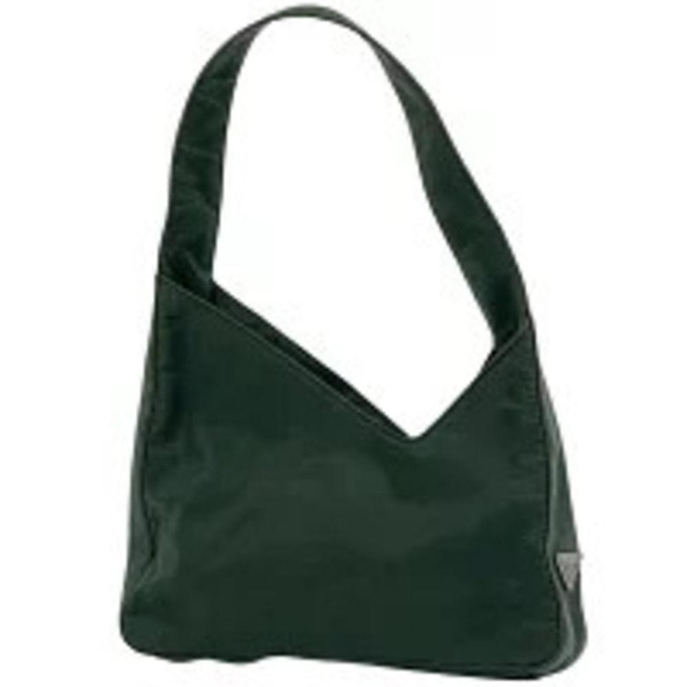 Prada Plate Handbag Tote Bag Green